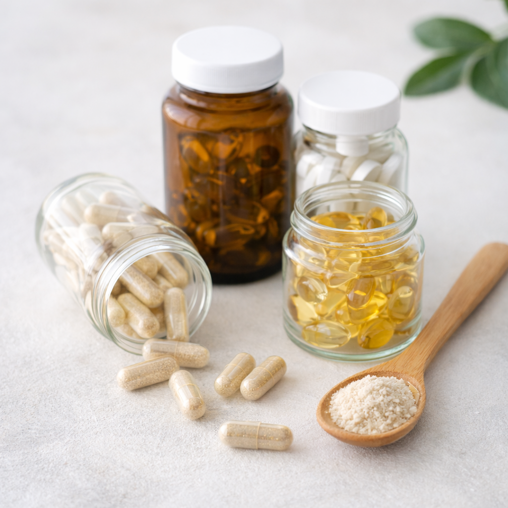 Natural supplements for hair health